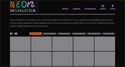 Desktop Screenshot of neonaydinlatma.com